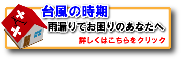異常気象、暴風雨や積雪による雨漏りでお困りのあなたへ